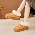 Fashion Fluffy Platform Soft Sole Slippers for Women Plush Warm Cotton Shoes Comfortable Non-Slip Winter Unisex Home Slipper