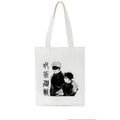 Women Bag Jujutsu Kaisen Canvas Bag Japanese Anime Women Shoulder Bag Ins Harajuku Large Capacity Vintage Cartoon Shopper Bags