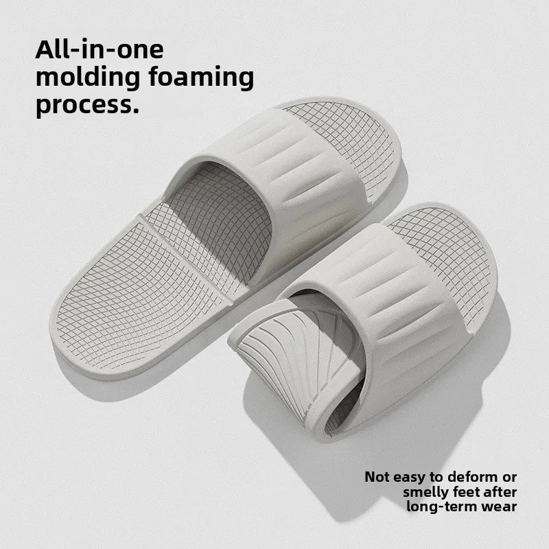 Foldable Travel Slippers for Men & Women - Portable Hotel Bathroom Sandals, Packable Beach Shoes for Shower & Pool, New Design