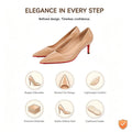 Women's Elegant High Heels Red Shiny Bottoms Luxury Brand Women Heels Trend Pointed Toe Sexy Party Pumps Shoes Women