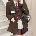 Spring Fashion New Women's Elegant High-end Suit Jacket with Lapel and Student Design Sense, Versatile Long Sleeved Jacket