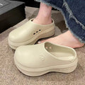 Chunky Platform Clogs Shoes for Women Thick Bottom Non Slip Beach Sandals Woman Summer 2024 Fashion Wedges EVA Sandals Slippers