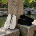 Women Mesh Tabi Split Toe Ballet Flats Summer Breathable Hollow Out Slip On Loafers Casual Comfor Pig's Foot Shoes Zapatos Mujer