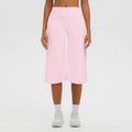 High Stretch Slack Capri Pants for Women's Fitness Sports Yoga Pants Summer Running Push Up Quick Drying Calf-Length Pants