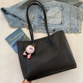 Large-Capacity Tote Bag for Women, Suitable for Autumn and Winter Commuting, Stylish and Versatile Shoulder Bag, Pu Large Handbag