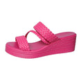 Women Wedges Sandals 2026 New Summer Women Slip on High-heeled Fashion Woman Shoes Comfortable Flower Outdoor Platform Sandals