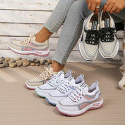 Ladies Shoes Women's Summer 2026 Casual Sneaker Versatile Two-Color Fashionable Work Shoe Comfortable New Style Single Footwear
