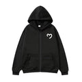 2026 New Fashion Women's Hoodie High Street Unisex Zip-Up Hoodie Jacket, Double Pockets Plus Size High Quality Hooded Sweatshirt