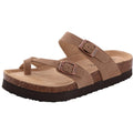 Women's Sandals Shoes Crestar Women's Suede Clogs Leather Mules Cork Footbed Sandals Potato Shoes with Arch Support Fashion Leather Mules Shoes