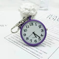 Large Dial Quartz Pocket Watches Luminous Dots Keyring Chest Watches Quartz Movement Minimalist Design Digital Hanging Watches