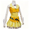Vocaloid Megpoid GUMI Default Cosplay Costume Wig Shoes Full Set Orange Yellow Outfit For Halloween Carnival Party Comic Con