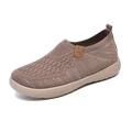 Spring Casual and Fashionable Slip-On Middle-Aged and Elderly Mother's Shoes, Flat-Soled, Comfortable and Not Tiring, Lightweight and Breathable Sports Shoes for Women