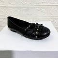 Flat Shoes Woman 2026 Spring New Shallow Mouth Flat Bottom Loafers Women's Rivet Leather Shoes Women's Flats and Loafers
