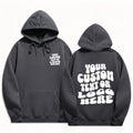 Custom Print Women Hoodie Sweatshirt Loose Long Sleeve Pullover, Personalized DIY Streetwear Hooded Top Autumn Daily Outfit