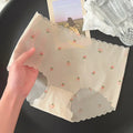 Ice Silk Seamless Underwear Panties Ladies Summer Ultra-thin Briefs Strawberry Print Breathable Underpants Lingerie