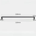 96-320mm Pitch-row Long Cabinet Door Handle Modern Simple Handles for Wardrobe and Drawer Dresser Zinc Alloy Shoe Cabinets Pulls
