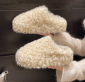 Winter 2027 Fashion Women's Shoes Comfortable Plush Velvet Warm Fluffy Slippers Home Non-slip Light Soft Platform Indoor Slipper
