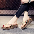 Women's Slippers And Ladies Sandals Thick Outside Slides Platform Chic Elegant Wholesale Bulk Low Price Easy Wears Stylish Shoes