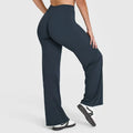 Yoga Pants for Women High Waisted Straight Leg Yoga Pants for Women, Naked Feeling Butt Lifting Loose Fit Workout Trousers, Slimming Gym Pants