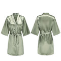 Women's Satin Robes Women's Pure Short Silky Robes Bridesmaid Bride Party Satin Robes Sleepwear