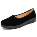 2026 Women's Soft Bottom Anti-Slip Spring Summer Breathable Comfortable Beijing Cloth Shoes Formal Casual PVC Outsole Round Toe