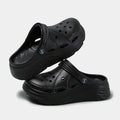Women's Fashion Platform Sandals Summer 2025 Thick Sole Soft Eva Clogs Garden Shoes for Women Hollow Out Non Slip Beach Sandals