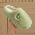 Winter Plush Couple Slippers for Men & Women Ultra Soft Memory Foam Cloud Comfort Non-Slip Thick Sole Indoor/Outdoor House Shoes