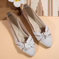 Breathable Fly Woven Women Ballet Flats Pointed Toe Bowknot Slip On Light Soft Sole Daily Casual Ladies Flat Shoes