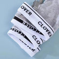 Women Cotton Bra Non-wire Wireless Bralette Letter Print Padded Bra Deep V Triangle Cup Underwear Sexy Lingerie One Size