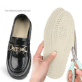 Women Shoe Leather Insoles Men Orthopedic Insoles O-leg Double-sided Leather Shoe Insoles Men Women Cowhide Breathable Shock-absorbing And Pressure-relieving