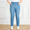 Plus Size 7XL 9XL Jeans Women Large Slim Fit 150KG High Waist Trousers Elastic Female Pencil Pants Stretched Girl Denim Clothes