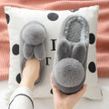 Cozy Bunny House Slippers Plush Flat Sole Rabbit Design for Women Cute Winter Indoor Shoes with Furry Comfort Set