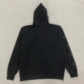 Oversized Full Zip Hoodie Rhinestone Cross Spider Web Gothic Streetwear For Men Women