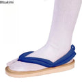 Large Size Japanese Anime Cosplay Shoes Clogs Sandals Flip Flops with Shoe Kimono Flip-flops Geta Slippers Halloween Performance