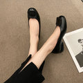 Soft Leather Cow Tendon Soft Sole Spring Autumn Women's Leather Shoes Festive Women's Summer Wedding Banquet Mother's Shoes