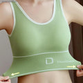 1PC Summer New Style Breathable Inner and Outer Wear Vest Women No Steel Ring Gather Sports Underwear Sport Bra Workout Top