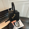 Fashionable PU Leather Shoulder Bag Mini Zipper Crossbody Bag Women's Handbag Daily Use