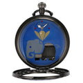 Stylish Playing Song Watch Men Women Quartz Pocket Watches with Swan Lake Music Elephant Dial Pendant Chain Clock Collectable