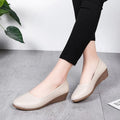 *Fashion Hot-selling Elegant Sexy Wedge Work Loafers Spring and Autumn New Round Toe Comfortable Casual Shoes for Women