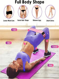 Yoga Pilates Yoga Elastic Resistance Bands, Exercise Stretch Flex Band For Booty Legs Workout