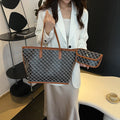 Tote Bag Shopping Bag Classic Large Capacity Two Suitcase Versatile Shoulder Handbag Different Size сумка женская