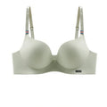 Ice Silk Bra For Women Sexy Seamless Bralettle Gather Push Up Lingerie Wireless One Piece AB Cup Adjust Straps Candy Color Bras