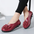Women Flats Genuine Leather Fashion Tenis Women Shoes Moccasins Ballet Flats Slip On Women Shoe Black Zapatos De Mujer Plus Size