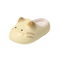 New Waterproof Cat Slippers Anti Slip Bottom Kitty Mules Warm Closed Toe Cat Paw Slippers Autumn Winter