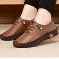 Sneakers for Women Leather Casual Vulcanized Female Shoe Soft Comfortable Flat Loafers Shoes Slip on Shoes Zapatillas De Mujer