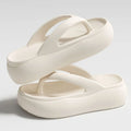 Height-increasing Platform Slippers 5CM EVA Soft Sole Beach Sandals Non-slip Lightweight Women's Flip Flops Everyday Outfits