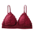 Sexy Floral Lace Bra Top For Women Push Up Female Lingerie breathable Bralette Removable Pad Thin Fashion New Wireless Bras