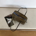 Korean Style Retro Fashion Tote Bag Large Capacity Casual Versatile Boston Bag Crocodile Pattern Niche Shoulder Bag for Women
