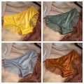 4Pcs/Set Sexy Panties Women Low Waist Briefs Lace Back Hollow Out Underwear Sexy Lingerie Solid Color Female Intimates M-XL