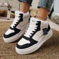 2025 Women Chunky Sneakers Autumn Winter Warm Cotton Shoes Thick Plush Warm Wear-resistant Shoes Woman Fashion Platform Shoes